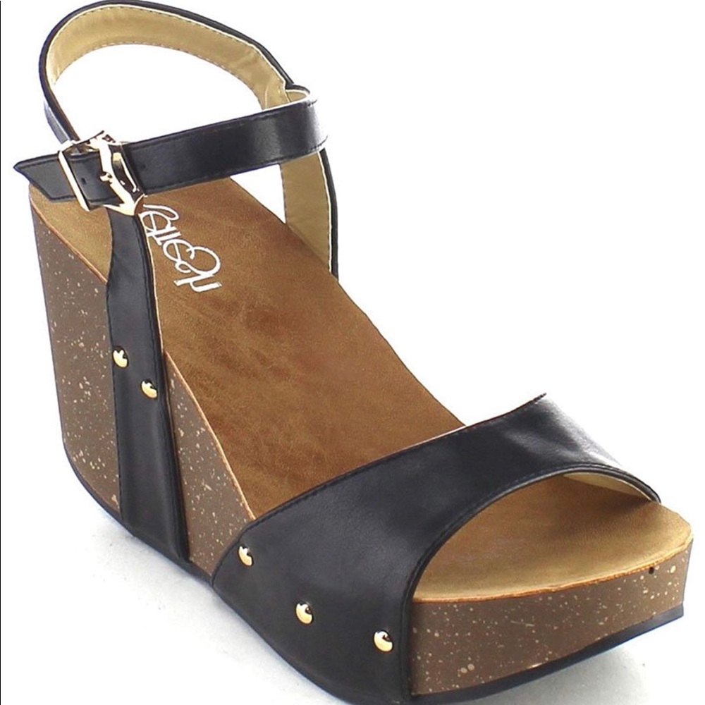 Platform Wedged Sandals